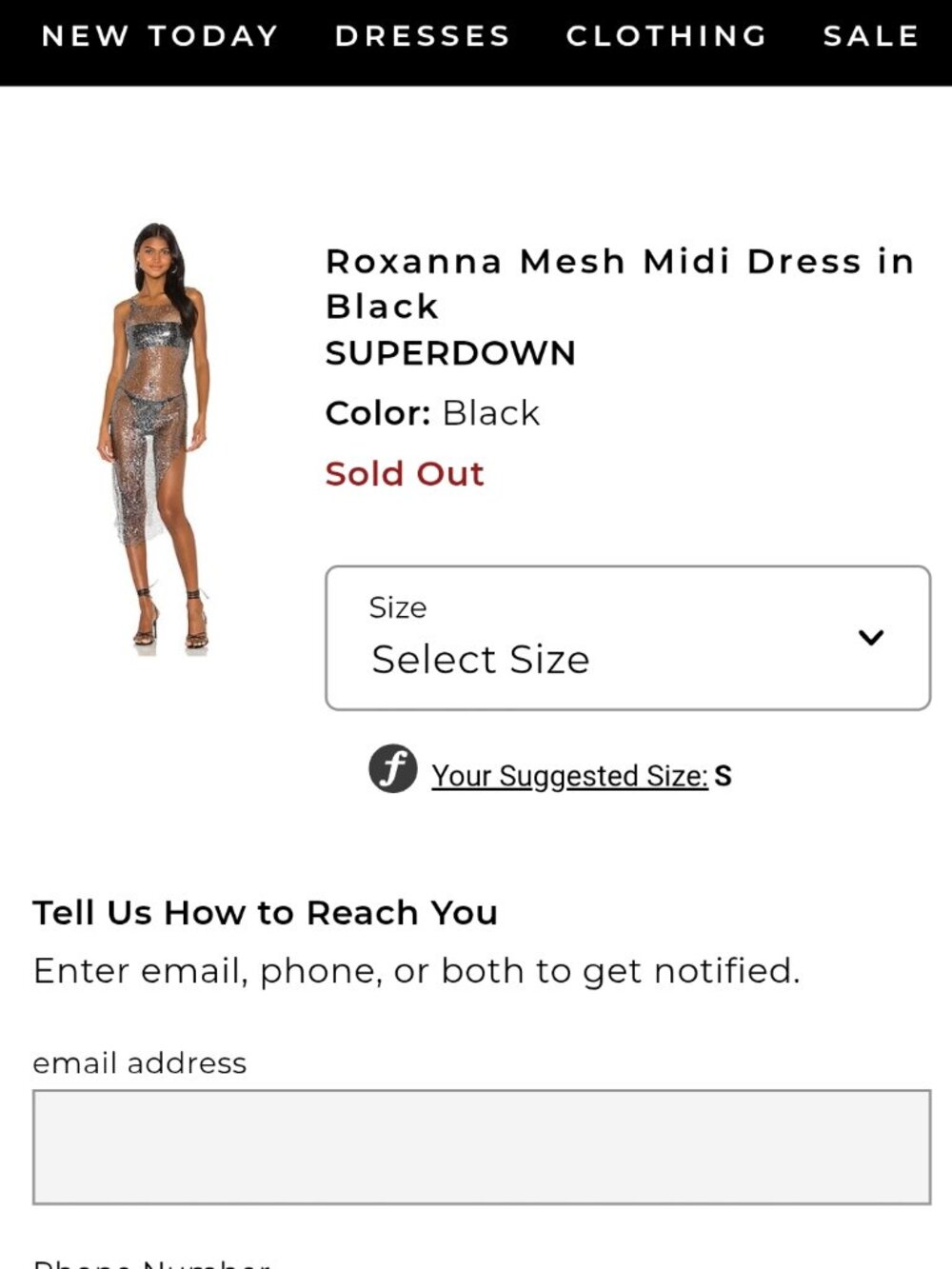 Superdown Roxanna cover up